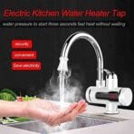 Instant Water Heater Faucet | Instant Water Faucet Geyser | Instant Water Geyser Faucet | Instant Electric Heating Water Faucet | Electric Faucet Instant Hot Water Heater Tap