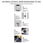 Windproof Metal Lighter with 360ยฐ Flexible Neck for BBQ, Camping, and Welding