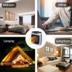 Gadgivent Handy Heater Turbo 800 – Compact & Powerful Wall Outlet Space Heater with Adjustable Thermostat