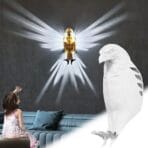 Projector Light 3D Bird Wall Lamp