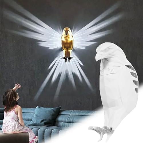 Projector Light 3D Bird Wall Lamp