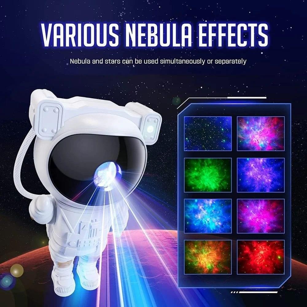 Astronaut Galaxy Projector | Astronaut Nebula Projector Light | Starry Night Light Projector | Galaxy Projector with Remote Control 360° Adjustable & Timer